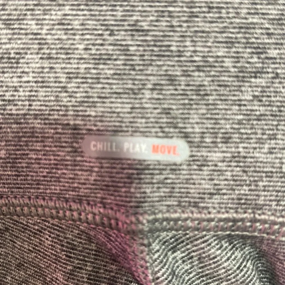 🙌🏼WOOHOO SOLD🙌🏼AERIE ‘Chill, Play, Move’ Gray Leggings W/White Mesh Size XS - Picture 5 of 6